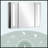 Kleankin LED Lighted Medicine Cabinet With Mirror