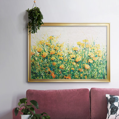 «Garden In Bloom III», reproduction sur toile encadrée