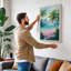 Tropical Lagoon at Dawn Coastal - Wrapped Canvas-2076134415-2076134420