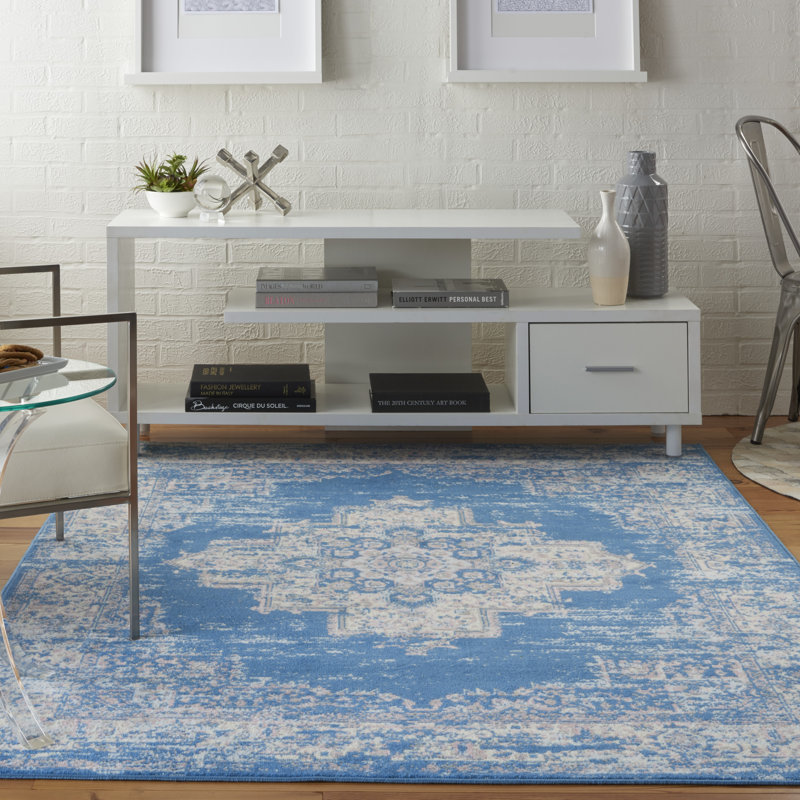 Skender Oriental Indoor Rug, Rectangle 6' x 9'