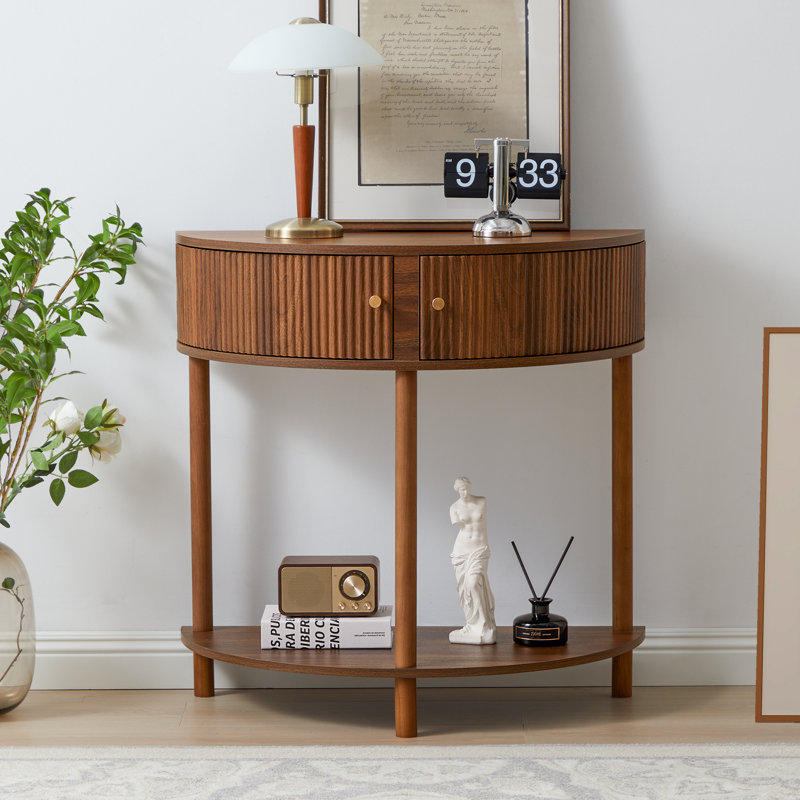 31.5'' Storage Console Table, Walnut
