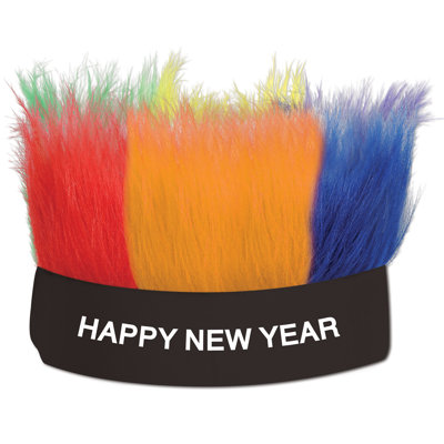 Bandeau velu Happy New Year