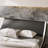 Grau Faux Leather Platform Upholstered Sleigh Bed-1235659741-1235659738