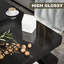 Table basse à DEL ultra brillante avec rangement Abdulmalek, noir-887915162