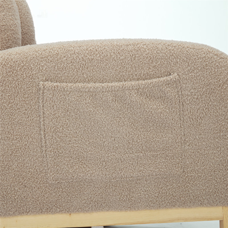 Chaise berçante confortable et moderne avec des caractéristiques polyvalentes pour la détente