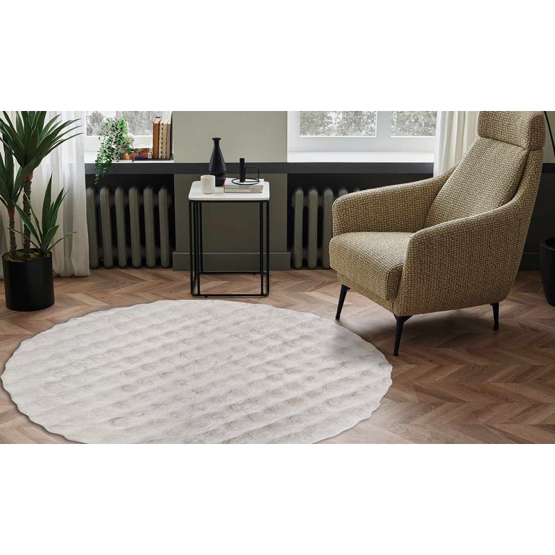 TOSCANA Douceur living room rug, Round 120 cm