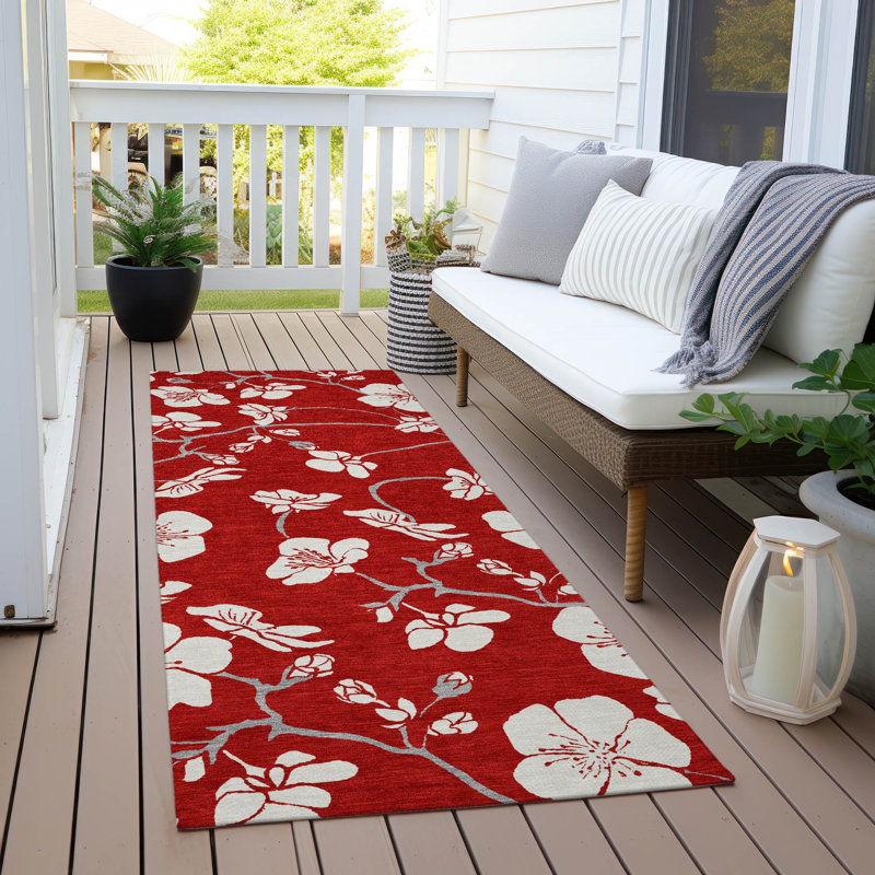  Machine Washable Indoor/Outdoor Chayden ACN1032 Rug, Runner 2'3" x 7'6"