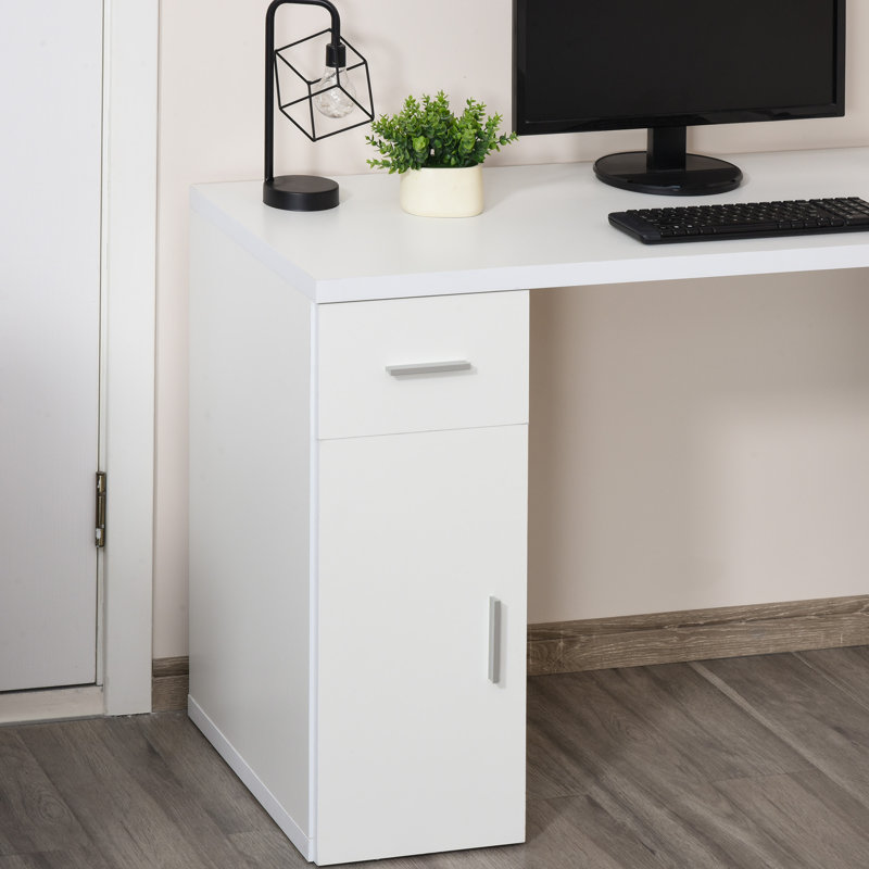 Bureau en L Frideres, Blanc