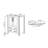 24'' Single Bathroom Vanity with Ceramic Top