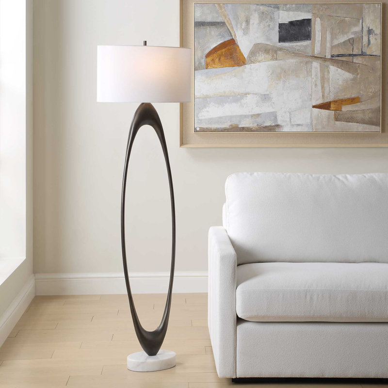 Lampe sur pied ovale Uttermost Sonic