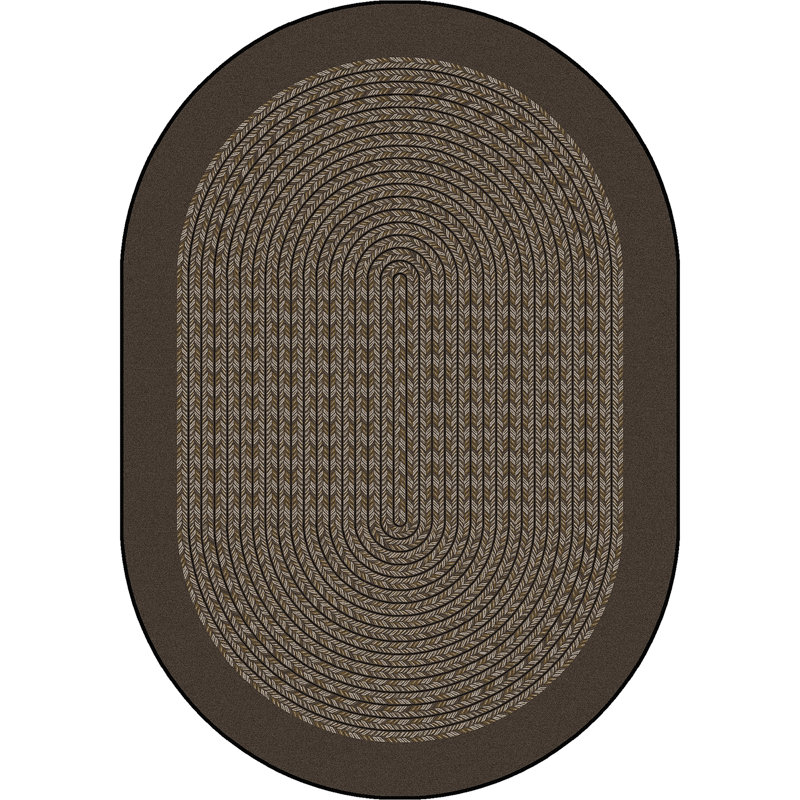 Like Home by Joy Carpets Area Rug, Oval 3'10" x 5'4"