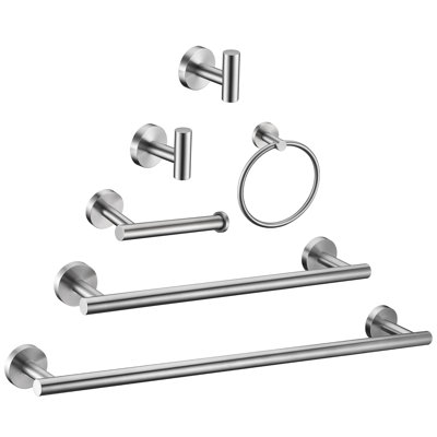 6 - Piece Bathroom Hardware Set