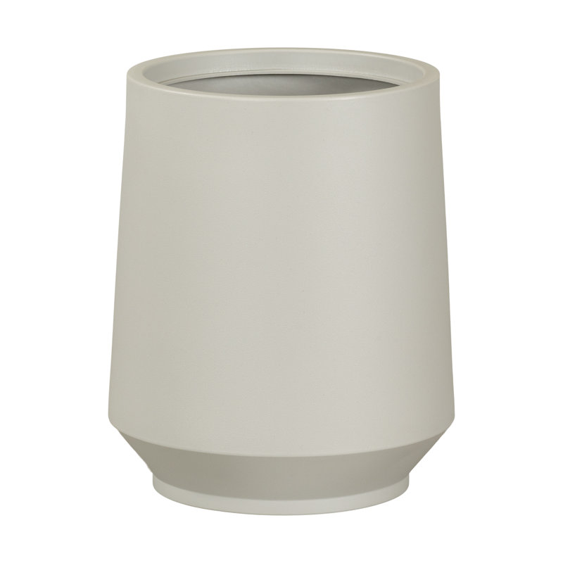 Pot à fleurs en plastique Dalya, Orange, H 19,5 po x l 16,25 po x P 16,25 po