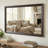 Larue Wood Framed Mirror with Safety Backing for Bathroom / Vanity Mirror-2085461651-2111313376