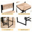 2pièces chaises de bar miel exquises, siège tissé en corde de papier pour les intérieurs fins de 2 tabourets fabriqués à la main, confort et style-132628850