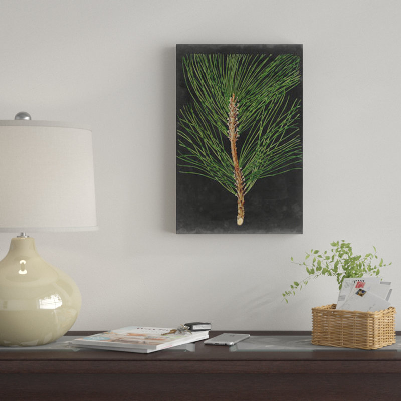 «Dramatic Pine I», impression sur toile, H 18 po x l 12 po x P 1,5 po, Toile tendue, Pas de tapis