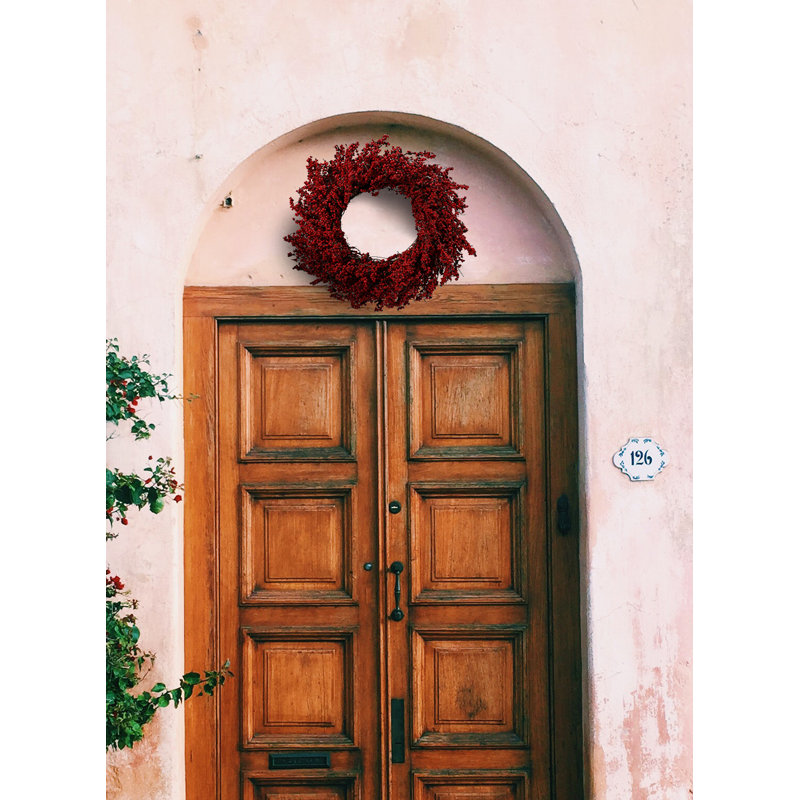 Faux Berry 28'' Wreath