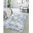 Transitional Koru Area Rug Blue Color-71264440