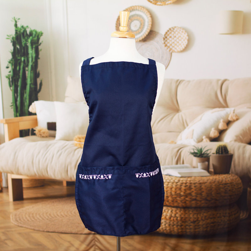 Delfazio No Pattern Cotton Bib Apron