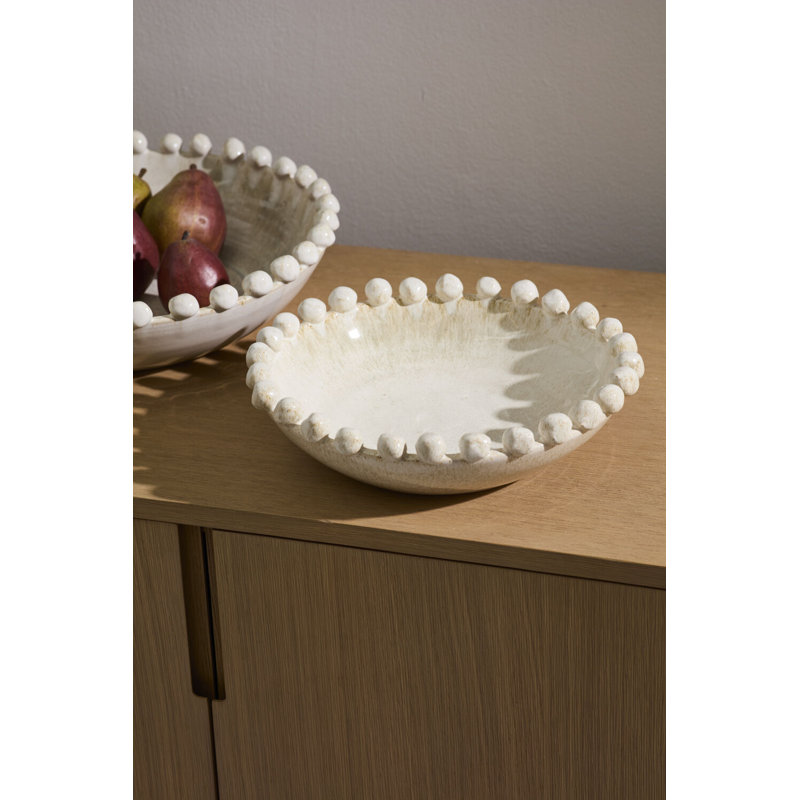 Bol Daryanani, Blanc cassé / blanc, 12,75 po x 3,5 po