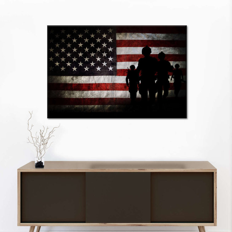 Military Heroes - Wrapped Canvas Print