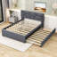 Lit plateforme tapissier avec couchette Elerte-566375429-566375428