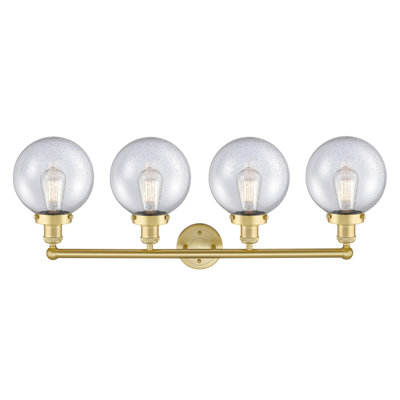 Éclairage pour meuble-lavabo à intensité variable à 4 lumières Alfonsa
