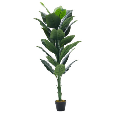 160cm Artificial Tropical Spathiphyllum Tree Fake Plant in Pot