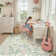 Kaldi Oriental Botanical Floral Machine Washable Area Rug with Non-Slip Backing for Living Room, Dining Room, Bedroom