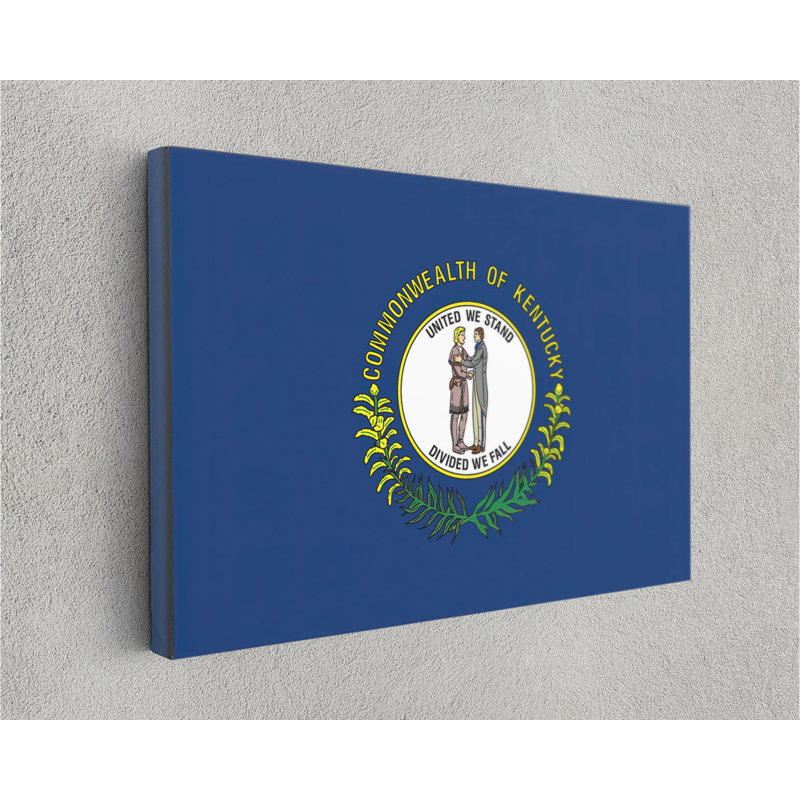 «Kentucky State Flag», impression sur toile tendue, L 60 po x H 40 po