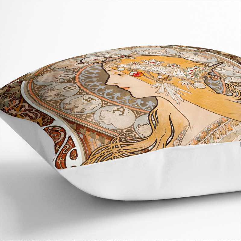 The Zodiac Vol.2 Scatter Cushion, White, 55cm H x 55cm W x 20cm D
