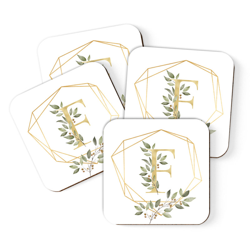 Sous-verres Café à monogramme, F
