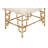 Metal Gold Stool with Faux Fur