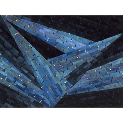 Blue Flight Print by Judith Larzelere