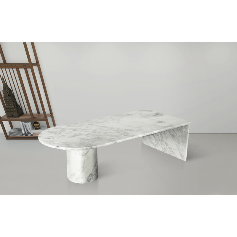 Table basse Salerno, Blanc