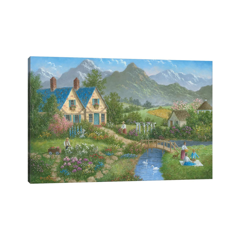 Having A Nice Day by Dennis Lewan - Wrapped Canvas Gallery-Wrapped Canvas Giclée, 20.32 cm H x 30.48 cm W