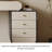 47.24"White and Black Solid + Manufactured Wood Vanity