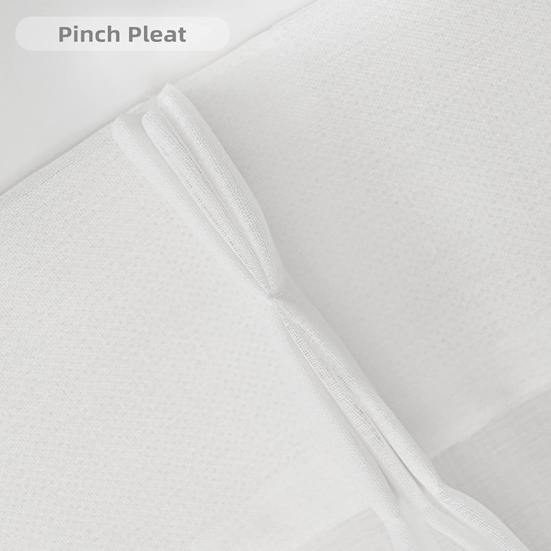 Rideau en polyester Darda, L 42 po x L 84 po