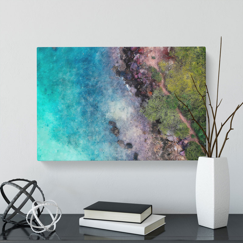 Ko Lan In Thailand - Wrapped Canvas Painting, 40cm H x 60cm W x 3cm D