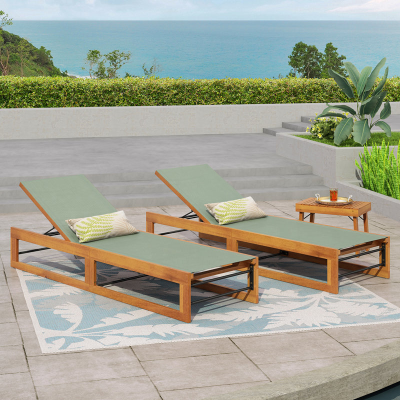 MIA CHAISE LUNGE (ensemble de 2), 2, Vert menthe
