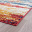 Abstract Red/Blue/Gold Colourful Indoor Area Rug-1886627741