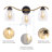 Dimmable 3-Light Wall Modern Bathroom Vanity Fixture