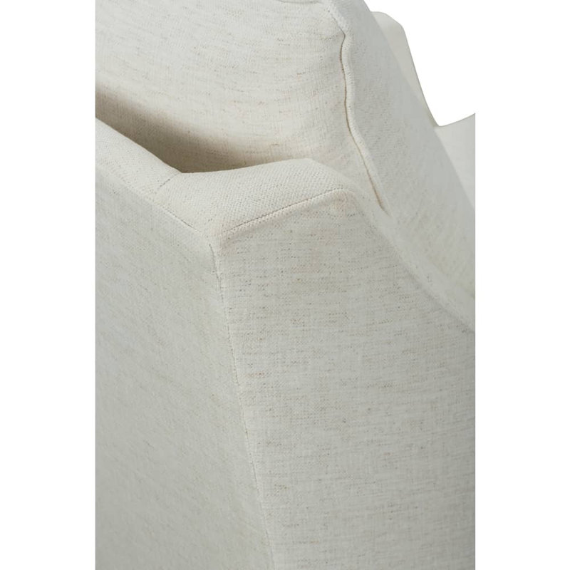Kara Swivel Armchair, 38"H x 33"W x 39"D, Natural