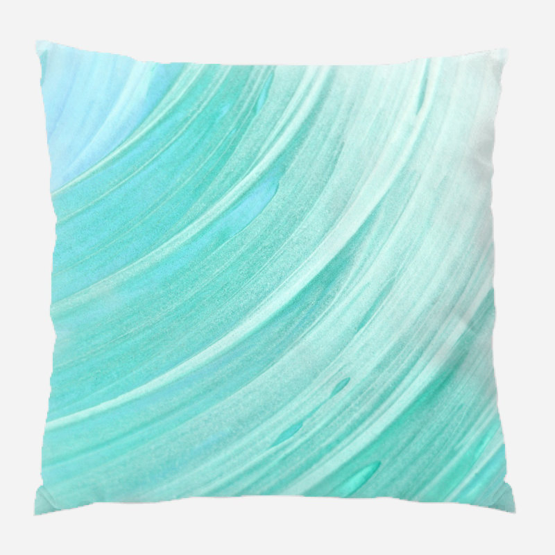 Outdoor Reversible Throw Pillow, Microsuede, Indoor
