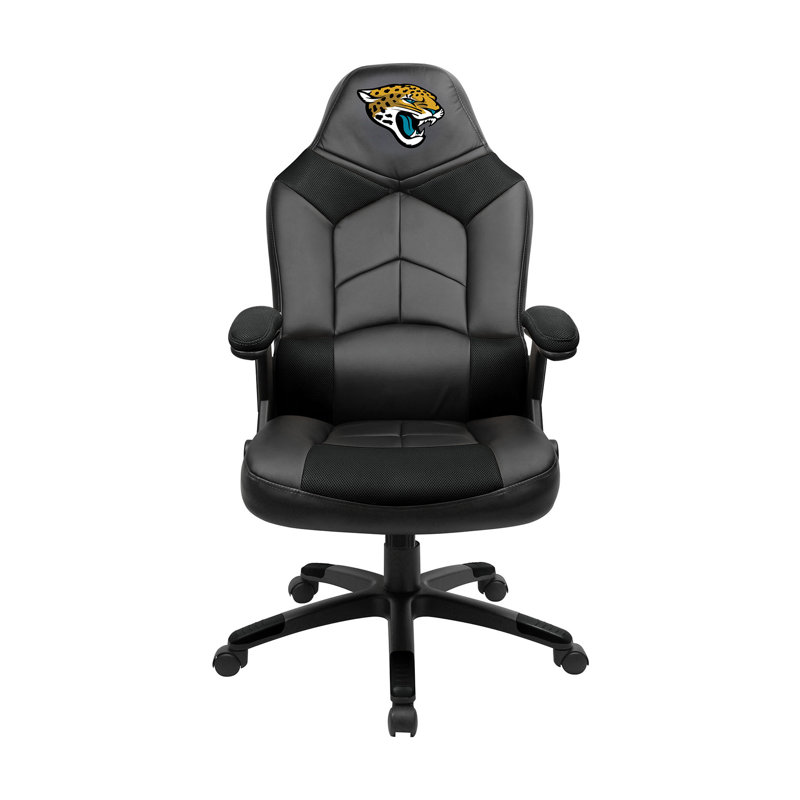 NFL Oversized Gaming Chair, Black/Black and Jacksonville Jaguarsand