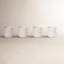 French Perle Scallop 4-Piece Mug Set