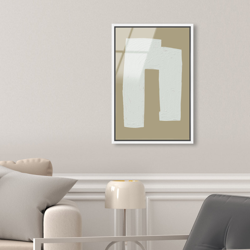 Minimal Arch Print by Oliver Gal, White Floater Frame, 11"H x 16"W
