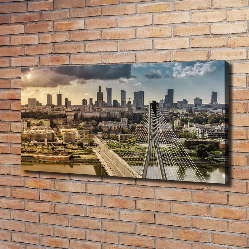 Warsaw Poland - Wrapped Canvas Print