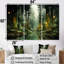 «Green Echos Of Wilderness - Factories», ensemble d'art mural-107752072-107752070