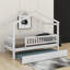 Lit simple en bois avec lit gigogne-740144398-740144392